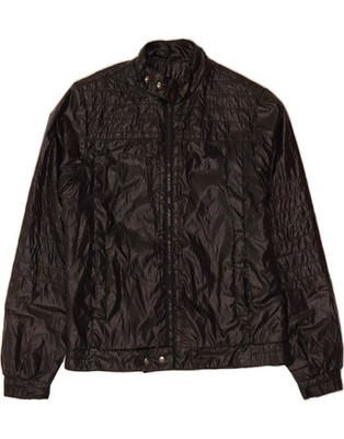 KAPPA Herren Bomberjacke UK 38 Medium Schwarz Polyester AK01