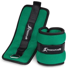 ProsourceFit Ankle / Wrist and Arm / Leg Weights Set of 2, Adjustable Strap f...