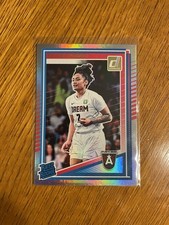 Te-Hina Paopao Silver Holo FOIL Rated Rookie #91 2025 WNBA Donruss Atlanta Dream