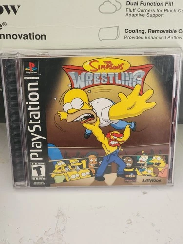 The Simpsons Wrestling PlayStation 1 Activision Manual NTSC-U/C 2001