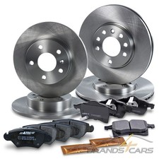 ATEC BREMSE + BREMSEN SATZ SET KIT VORNE + HINTEN FÜR OPEL ASTRA G ZAFIRA A