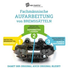 Aufarbeitung Bremssattel 38mm Vorderachse vorne f&uuml;r Porsche 911 930 Turbo Brembo