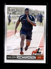 Sheldon Richardson: 2013 SAGE HIT (NL) Rookie Year Card #95. rookie card picture