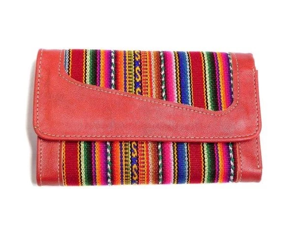 Cartera/Cartera/Llavero/Juego/Kit/Regalo/Monedero Tribal Cuero Triple Foto 2 de 4