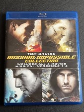 Mission Impossible Collection 1 2 3 4 Blu-Ray Very Good B2G1FREE