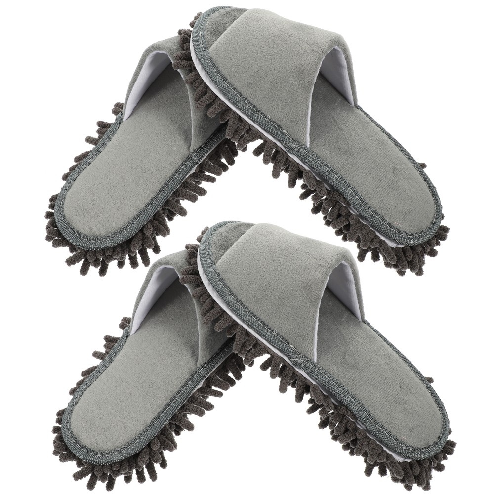 APL 2 Paia Copriscarpe Da Pavimento Donna Ciabatte Pantofole Per Pulizia Pavimenti