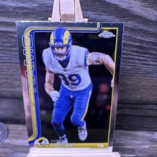 Topps 2025 Chrome Football - Tyler Higbee #172 Los Angeles Rams NFL Base Set
