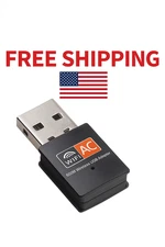Mini Dual Band 600Mbps USB WiFi Wireless Adapter Network Card 2.4/5GHz Free Ship