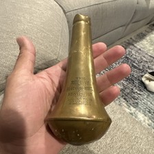 Antique Brass Zephyr Trumpet Mute London Made H.K S