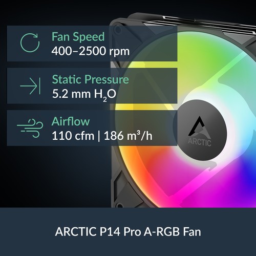 ARCTIC Liquid Freezer III Pro 420 A-RGB schwarz PC Wasserkühler AIO Kühlung CPU - Bild 3 von 9