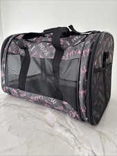 Whisker City "Meow" Soft-Sided Cat  Dog Carrier, 19-in