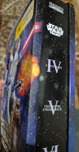 STAR WARS ORIGINAL TRILOGY THEATRICAL DVD STEELBOOK TIN BOX SET LIMITED *RUST* - Picture 6 of 17