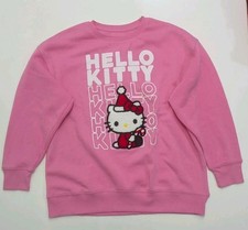 New Hello Kitty Christmas Longsleeve Sweatshirt Adult Size S