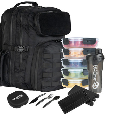 Beast Operator Meal Prep Kühltasche Taktischer Rucksack mit Zubehör Eddie Hall
