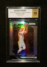 *JOSH HART* 2018-19 Panini Prizm SILVER Prizm #46 *CGS 10* RC Rookie Card . rookie card picture
