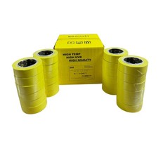 Vibac 1-12 Inch 36mm X 50m Premium Automotive Masking Yellow 209 Tape 24 Roll Vibac 1-12 Inch 36mm X 50m Premium Automotive Masking Yellow 209 Tape 24 Roll