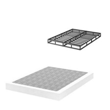 Queen-Box-Spring, 4 Inch Queen Size Box Spring, Heavy Duty Mattress Foundatio...