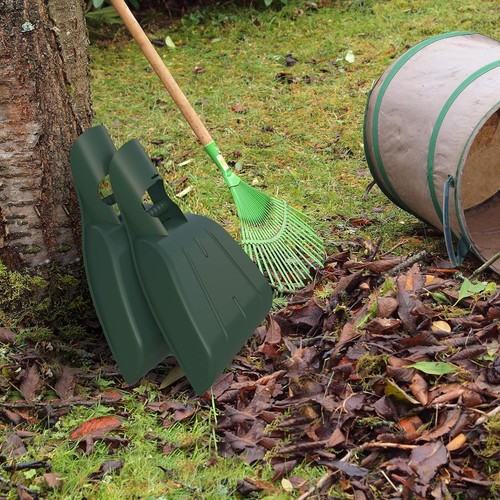 Leaf Scoops Hand Rakes Durable Grabber Tool for Scooping Leaves, Spreading Mulch - Picture 4 of 12