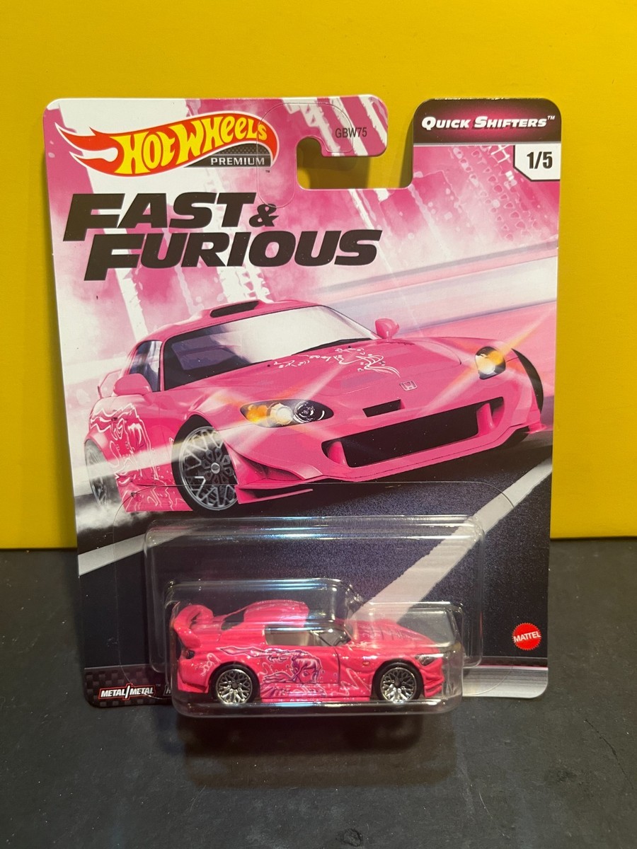 ホットウィール プレミアム ワイスピ ホンダ S2000 スーキー ピンク 1/64 HOT WHEELS PREMIUM REAL RIDERS FAST & FURIOUS 1/5 HONDA S2000