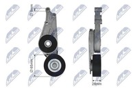 Nty Spannrolle, Keilrippenriemen RNK-AU-026 FüR Audi Seat