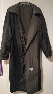 44 Reg London Fog Double collar, Dark Gray, machine washable coat without Zip Ln