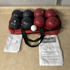 Sportcraft Bocce Ball Set - Full Set - Red Black