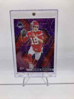 2025 Panini Mosaic #200 Patrick Mahomes Kansas City Chiefs Purple Scope Prizm