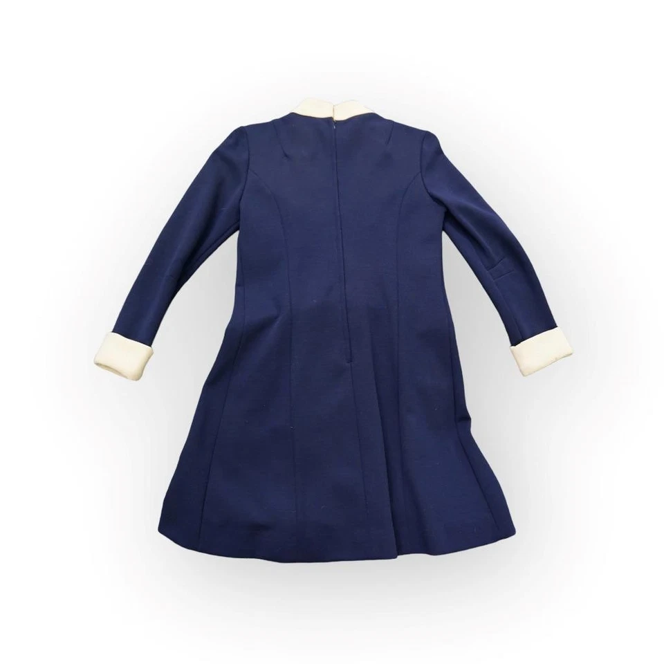 Jonathan Logan темно-синий ретро GoGo платье 1960-х белый рок - Изображение 2 из 4