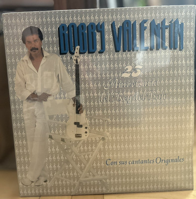 RARE salsa LP  Bobby Valentin El Rey Del Bajo 25 Aniv Con Cantantes Originales