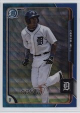 2015 Bowman Chrome Prospects Blue Wave Refractor Derek Hill #BCP195 1k2s