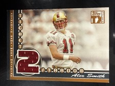 2007 Topps Exclusive Alex Smith STJ-AS Ticket 2 Stardom Relic #/199 49ers Jersey