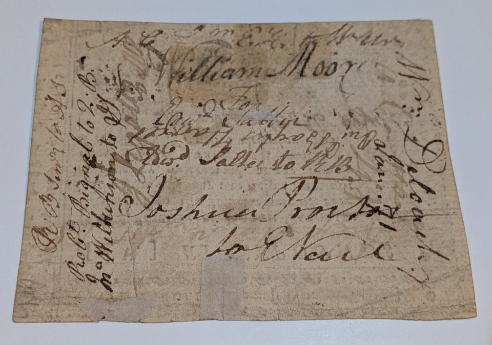 Moneda colonial de Carolina del Norte de 1768 - Billete prerrevolucionario raro de 5 libras Foto 4 de 4