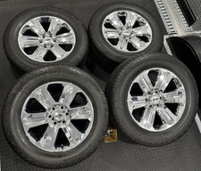 Ford 20 F-150 Lariat Chrome Oem Factory Wheels Tires Rims Platinum Limited Tpms Ford 20 F-150 Lariat Chrome Oem Factory Wheels Tires Rims Platinum Limited Tpms