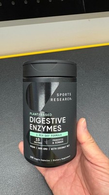 Digestive Enzymes with Probiotics & Ginger - Plant Based Vegan 15 Enzymes 150CT