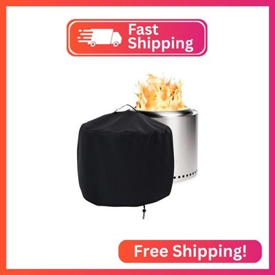 Rilime Waterproof Fire Pit Cover 22'' D x 15'' H fit for Solo Stove Bonfire