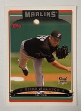 2006 Topps Ricky Nolasco RC Rookie Card #644 Florida Marlins Base. rookie card picture