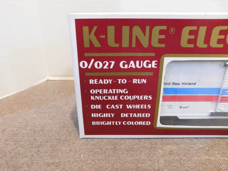 K-Line 0/027 Gauge Box Car Ford New Holland Employee Edition #K-64106E - Image 2 of 4