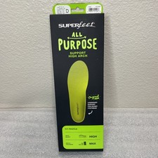 Superfeet ALL PURPOSE SHOE Insoles Inserts, Green D Men 7.5-9 / Women 8.5-10