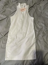 Dress Sexy White Bodycon Holiday Dress Sz 10 New With Tags BX5 FREE POSTAGE