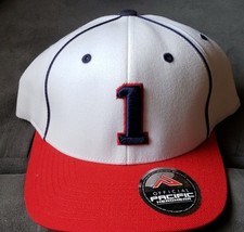 Pacific Headwear White and Red Cap 1