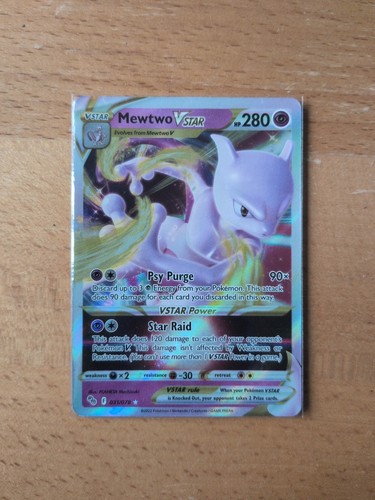 Pokemon Go TCG Mewtwo VSTAR Card 031/078