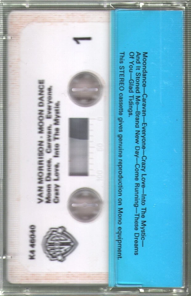 Van Morrison Moondance cassette UK Warner Bros. cassette. inside of sleeve has - Image 2 of 4