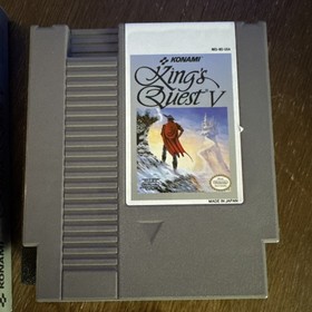 King's Quest V (Nintendo NES) - Complete/CIB! - TESTED!
