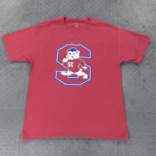 South Carolina State Bulldogs T Shirt Champion Logo Tee Football HBCU Men Large