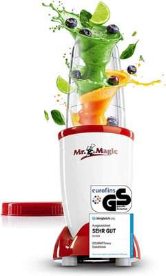 Gourmetmaxx Mr. Magic Mixer | Smoothie Maker - 4-Tlg. | Standmixer Mit Mixbecher