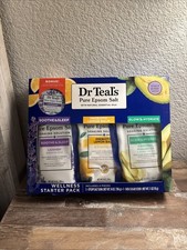Dr Teal's Pure Epsom Salt Wellness Bath  Body Care Set, 4 Pieces