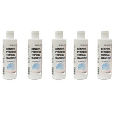 5 X Benzoyl Peroxide 10 Acne WASH Big Size 8oz Total 40oz NEW/SEALED