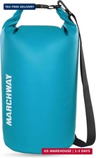 MARCHWAY Floating Waterproof Dry Bag Backpack 5L/10L/20L/30L/40L, Roll Top Sack