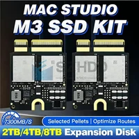 For Apple MAC Studio M3 Ultra Internal SSD 4TB (2x2TB) Expand Hard Drive Upgrade