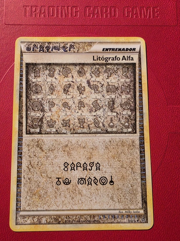 Pokemon Litografo Alfa UL TWO Entfesselt Alph Lithograph Spanisch NM Secret Rare - Bild 2 von 4